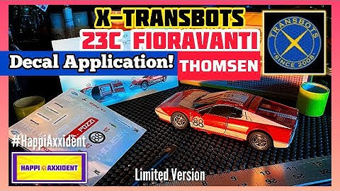 Happi Axxident DECALS X-Transbots MX-23t Fioravanti Omnibot Overdrive #Xtransbots #HappiAxxident