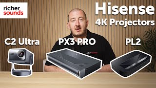 Hisense 4K UHD HDR Projectors C2 Ultra, PX3 PRO and PL2 | Richer Sounds
