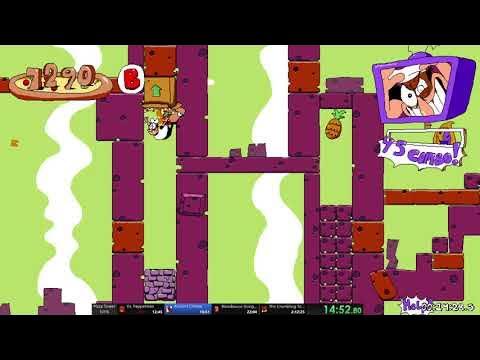 Any% in 01:07:23.617 by vlackSR - Pizza Tower - Speedrun