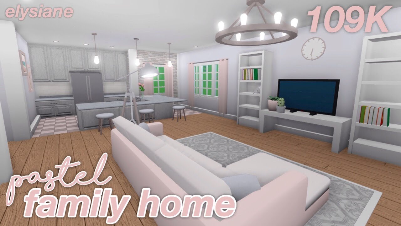 Roblox Bloxburg Pastel Suburban Family Home Youtube - casa home20 roblox