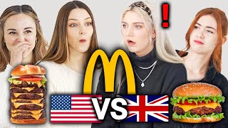 UK vs US McDonald's Comparison Food War