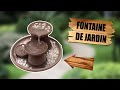 Diy fabrication dune fontaine de jardin