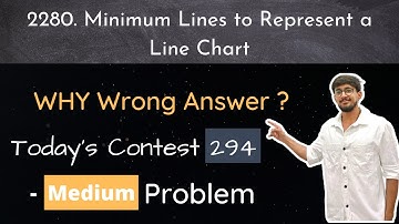 Leetcode 2280. Min Lines to Represent Line Chart | Easy