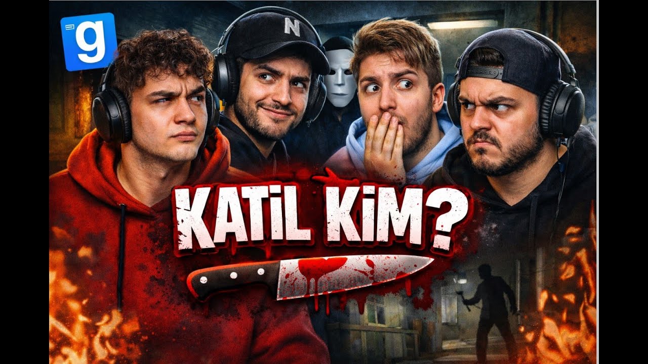 Garry’s Mod Murder Mystery | 4 Kişi Kaos