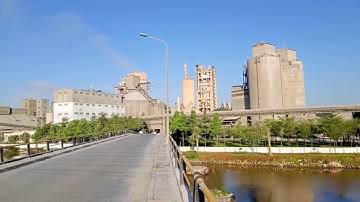 Toàn cảnh nhà máy xi măng Vincem Hà Tiên Kiên Lương