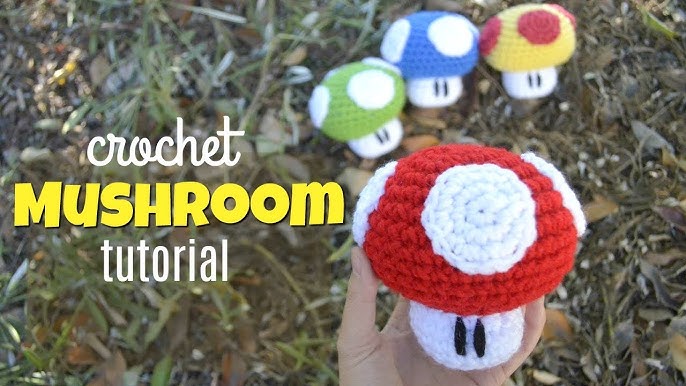 How to Crochet Cute Mushrooms  Beginner Crochet DIY 