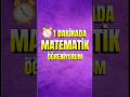 1 Dakikada Matematik Öğreniyorum - Mantık  #yksmatematik #yks2026 #matematiksoruları