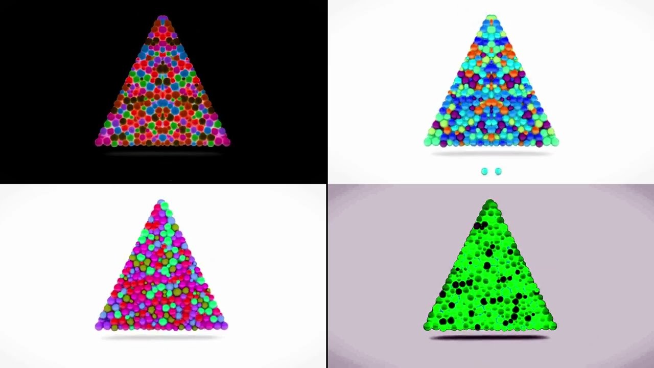 Learn Shapes with Color Balls (Triangle) Sponsored By Gamavision Csupo Effects Combined