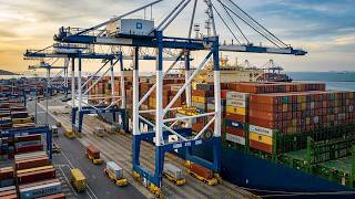 How Ports Actually Load World Largest Container Ships