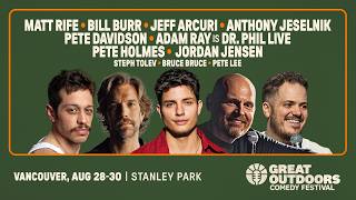 Great Outdoors Comedy Festival August 28–30, 2026 |Bill Burr, Anthony Jeselnik, Pete Davidson & More