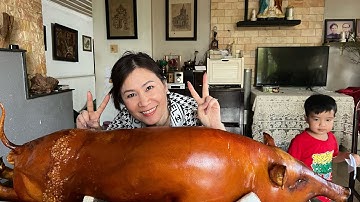 Heo rừng quay lá mắc mật