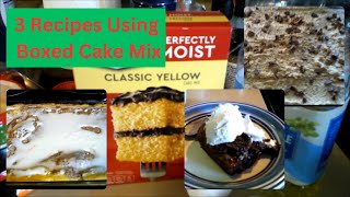 Vlogmas Day 16 | 3 Recipes Using Boxed Cake Mix