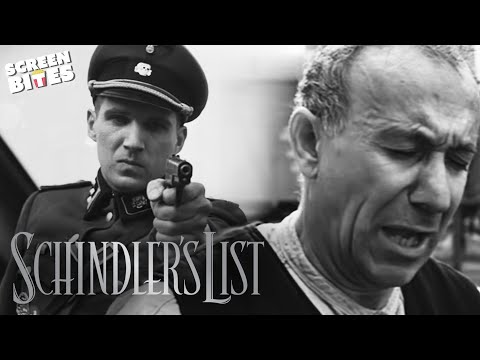 Rabbi Lewartow Escapes Execution | Schindler's List (1993) | Screen Bites