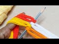 Amazing 2 Beautiful Woolen Yarn Flower making ideas with Pencil | Easy Sewing Hack