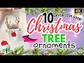 Easy Dollar Tree Christmas DIY Ornaments | Christmas Tree ornaments and decorations 2024