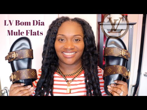 🎉 LV BOM DIA FLAT COMFORT MULES UNBOXING 