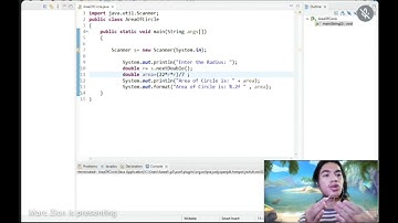Java Program (Calculating the area of a Circle) (BSIT - CCE101)