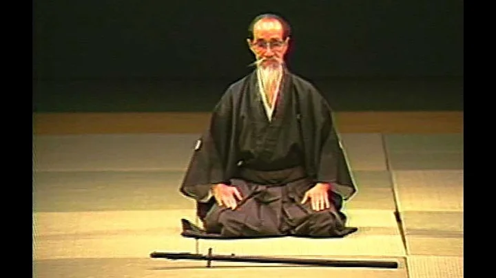 Yoshio Sugino Sensei 10 Dan Master dari Katori Shinto Ryu