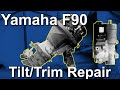 Yamaha f90 tilttrim diagnostic and motor replacement