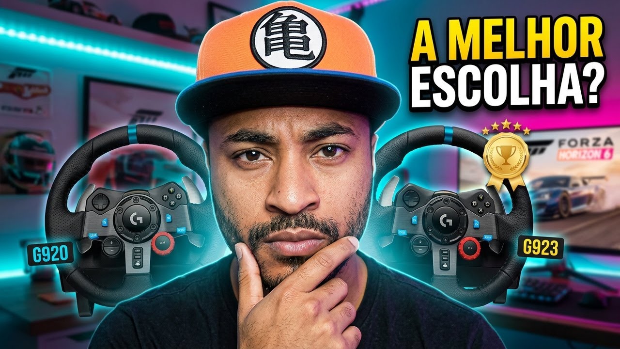 Logitech G920 vs G923 no Xbox One e Series | Qual o Melhor para Forza Horizon 6?