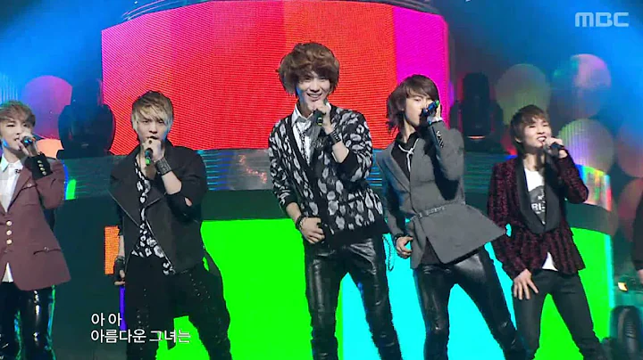 SHINee - Replay, 샤이니 - 누난 너무 예뻐, Music Core 20100220