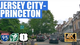 Jersey City Heights to Princeton, NJ drive (4K)
