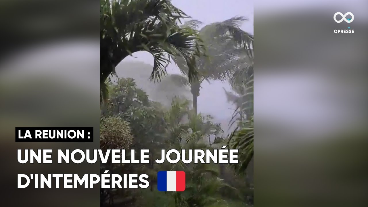 A La Réunion, le cyclone Batsiraï perturbe l'île