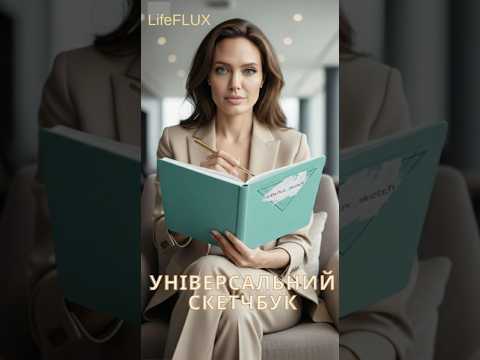 Скетчбук акварельний #Lifeflux_sketch ⬩ Бермуди ⬩ А5 ⬩ тверда палітурка ⬩ 108 сторінок ⬩ м'ятний, видео 1