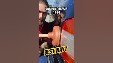 Best Way? 4 Methods to Fix a Car Dent! #car #dentrepair #carlovers