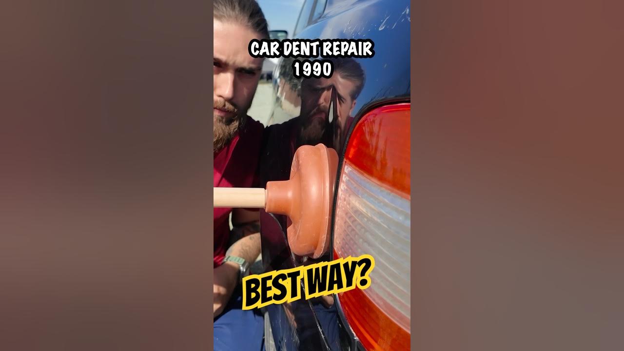 Best Way? 4 Methods to Fix a Car Dent! #car #dentrepair #carlovers Best Way? 4 Methods to Fix a Car Dent! #car #dentrepair #carlovers