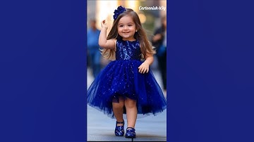 ramp walk of cute girls#cute #baby #shorts