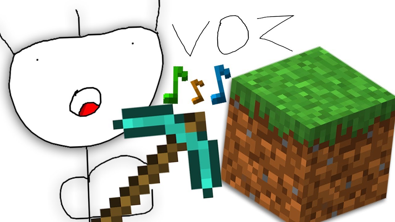 MINECRAFT SÓ QUE COM A VOZ DO MEU AMIGO