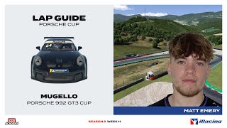 iRacing Lap Guide: Porsche 992 Cup at Mugello