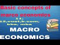 Basics concept of Macro economics chapter 1,class 12 ,cuet ,b.com, bba . mcom
