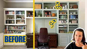 10 Best Ways To Make Cabinets And Shelves Look Like Custom Built In Furniture!