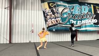 Tryout dance/ back view/ with music 