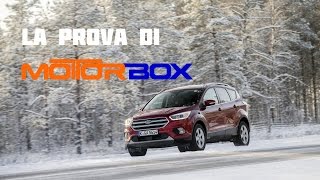 Ford Kuga 2017: la prova di MotorBox(Tra le nevi della Lapponia a provare il restyling della Ford Kuga: frontale e posteriore leggermente ridisegnati, più tecnologia all'interno con la stessa bella ..., 2016-11-21T17:33:02.000Z)