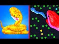 Snake Run Race 3D Vs Snake Clash io - Found Satisfying All Max Level ASMR Games Epic Gameplay #214