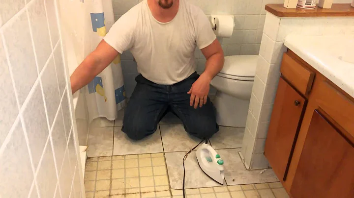 How to remove old vinyl or linoleum floor tile in seconds