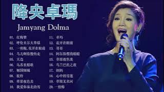 降央卓瑪 Jamyang Dolma - 迷人的草原歌曲 《草原之夜 / 敖包相会/ 乌苏里船歌 /天边》 Best Songs Of Jamyang Dolma