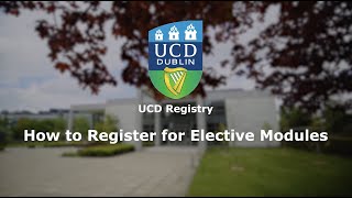 How to Register for Elective Modules