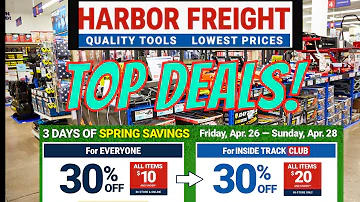 Harbor Freight Top Things YOU Should BUY This Weekend