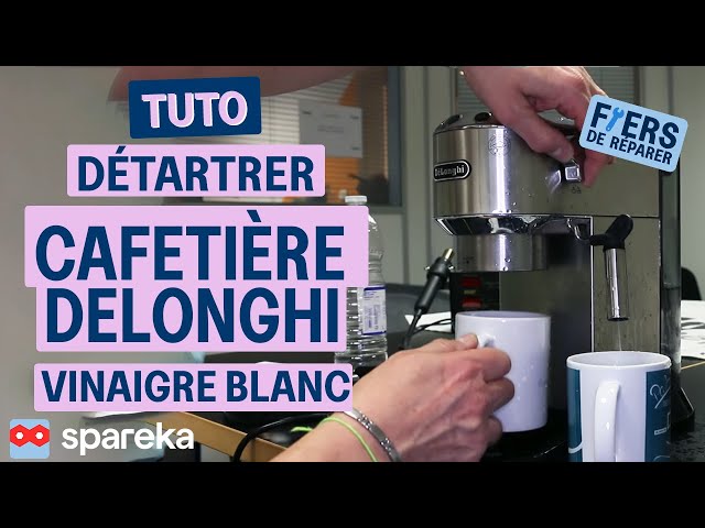 Comment détartrer une cafetière DELONGHI avec du vinaigre blanc ? 