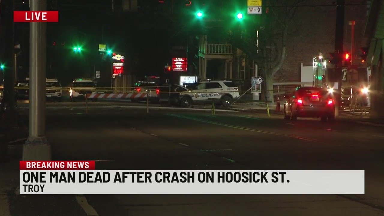 One man dead after crash involving Troy Police - YouTube