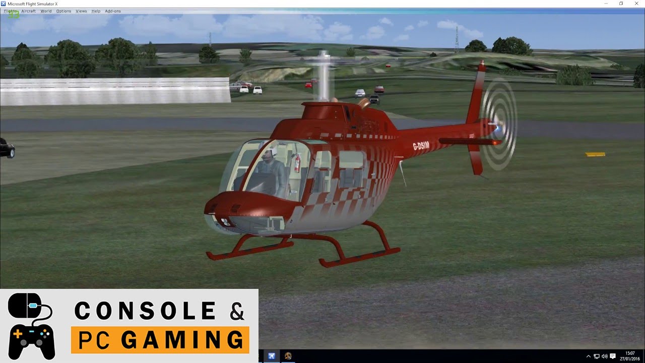 Helicopter Flight Simulation with FSX Dodosim Bell 206 YouTube