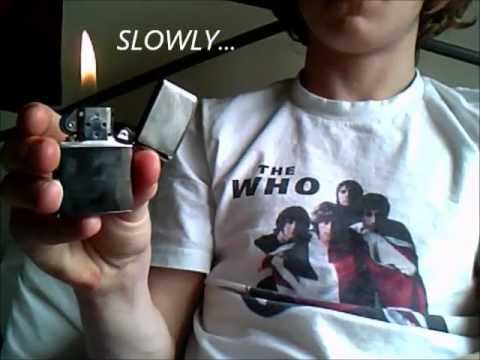 How to do Zippo trick: My favorite one