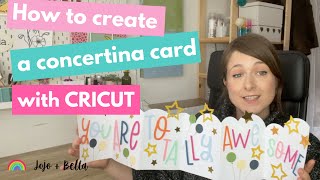 How To Make A Concertina Birthday Card With Cricut