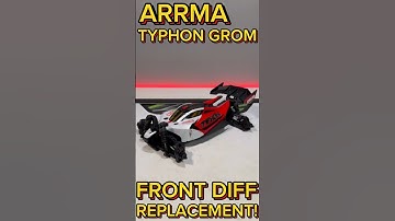 The Arrma Typhon Grom front differential replacement!