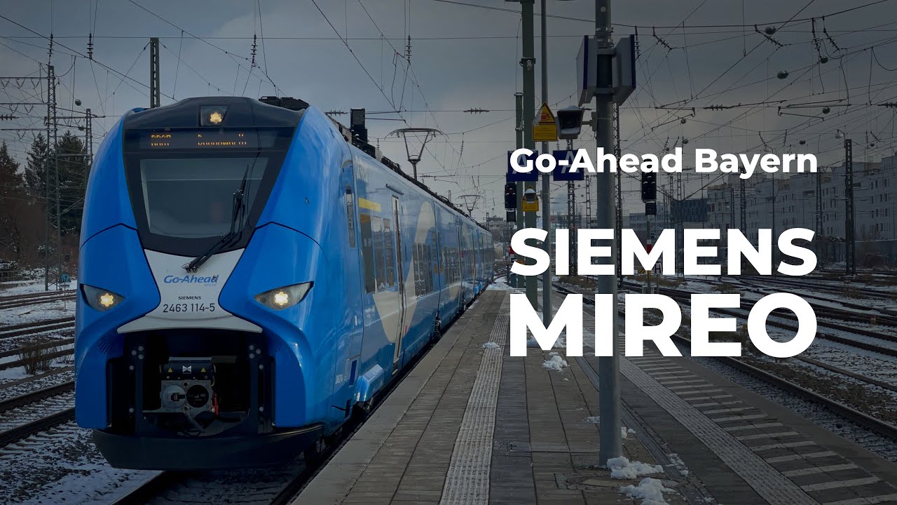 Go-Ahead Bayern - Ein- & Ausfahrt Siemens Mireo (Erster Einsatztag)