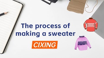 The process of making a sweater with Cixing flat knitting machine